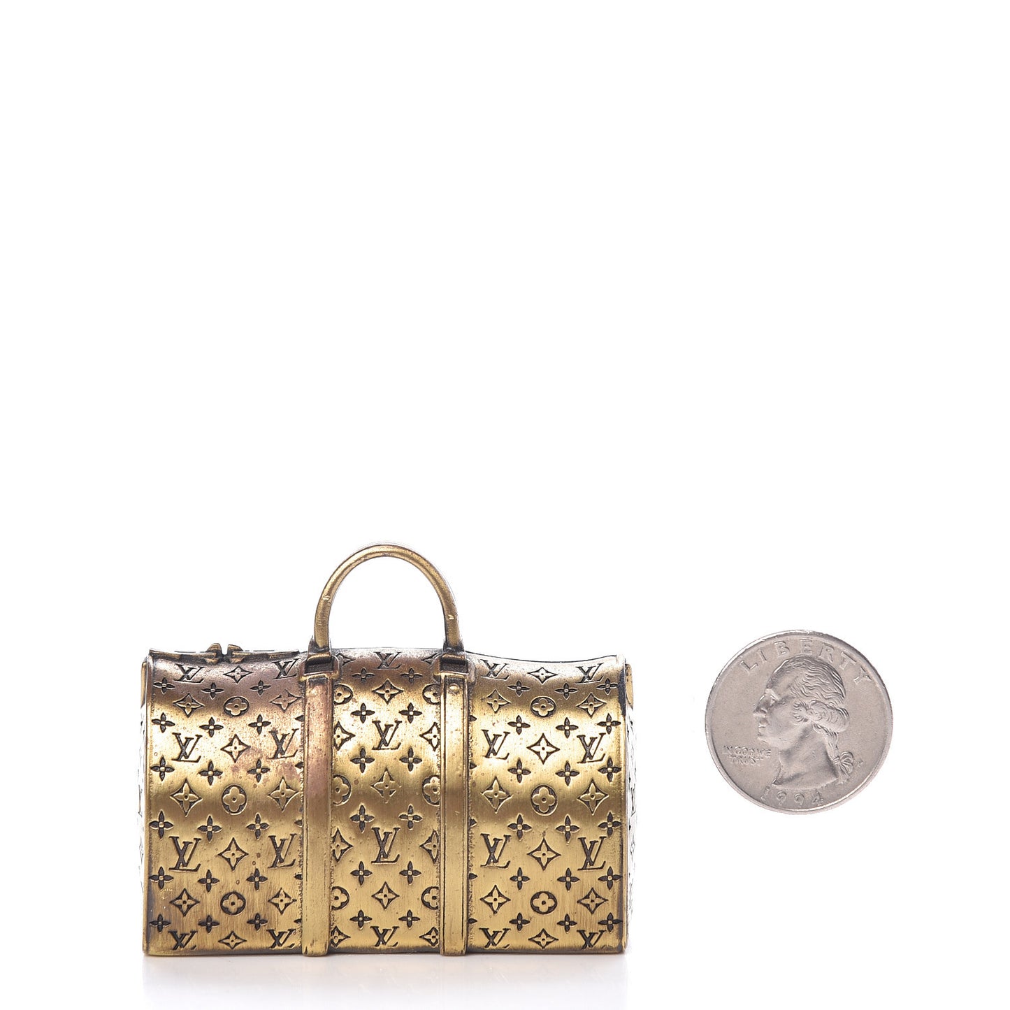 Antique Brass Keepall Paperweight