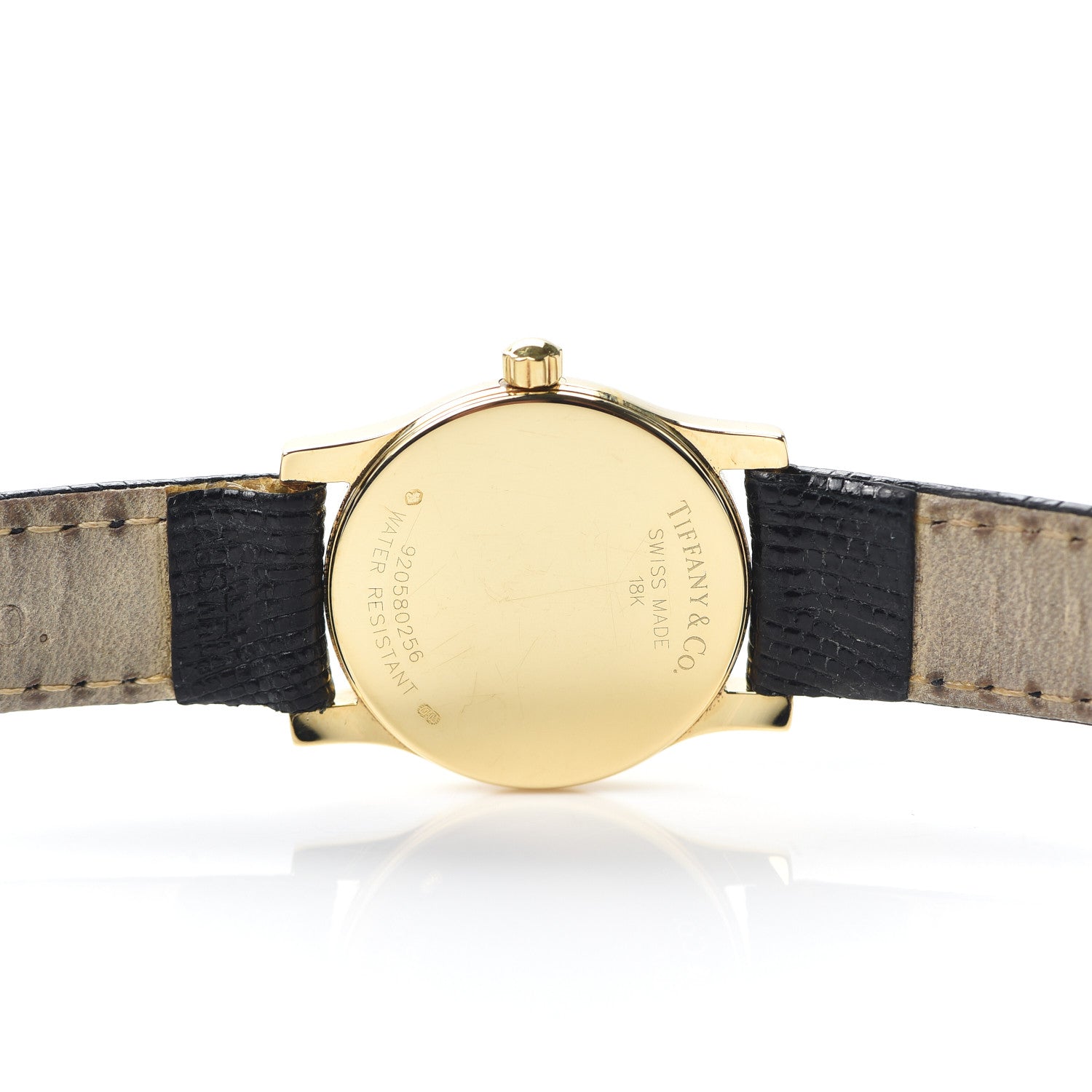 Tiffany 18K Yellow Gold Lizard 24mm Dress Quartz Watch 4 of 4