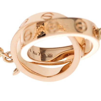 Cartier 18K Pink Gold Interlocking LOVE Bracelet 3 of 5