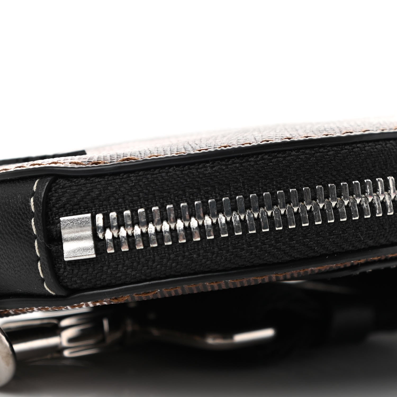 Burberry E-Canvas Giant Check Pouch Dark Birch 11 of 11