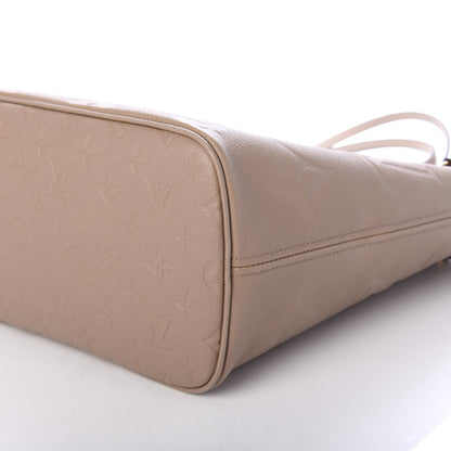 Louis Vuitton Empreinte Monogram Giant Neverfull MM Tourterelle 8 of 10