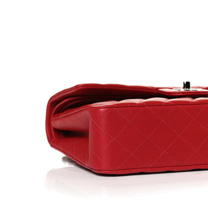 Chanel Lambskin Quilted Medium Double Flap Red 9 of 12