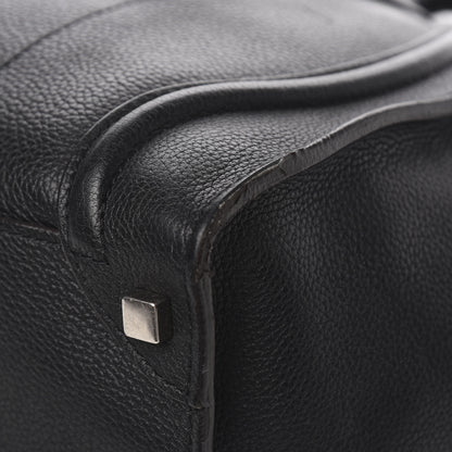 Celine Drummed Calfskin Shoulder Luggage Black 9 of 11