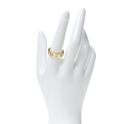 Tiffany 18K Yellow Gold Diamond Wide Atlas Pierced Ring 60 9.25 2 of 5