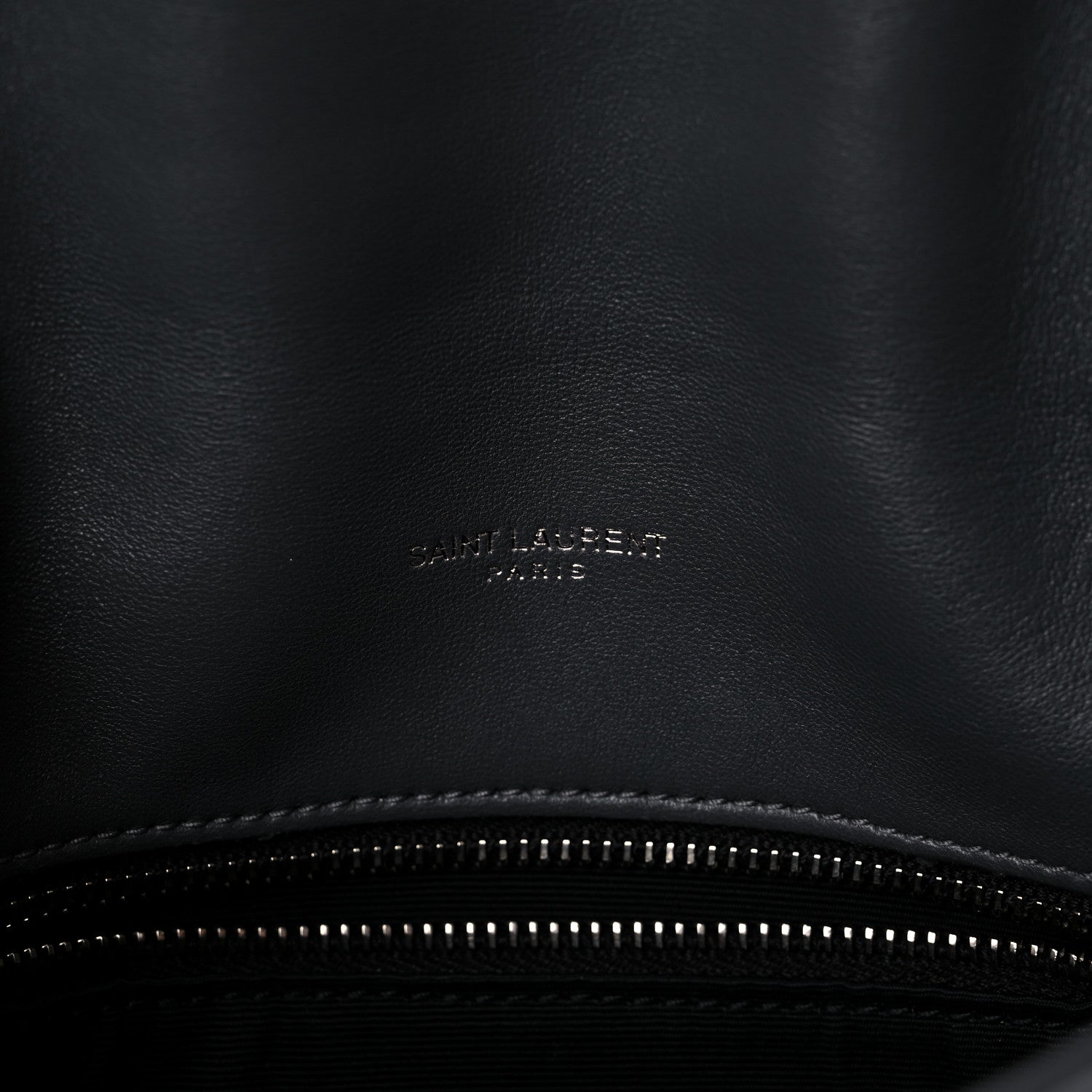 Saint Laurent Lambskin Quilted Toy Loulou Puffer Monogram Chain Satchel Storm 7 of 15