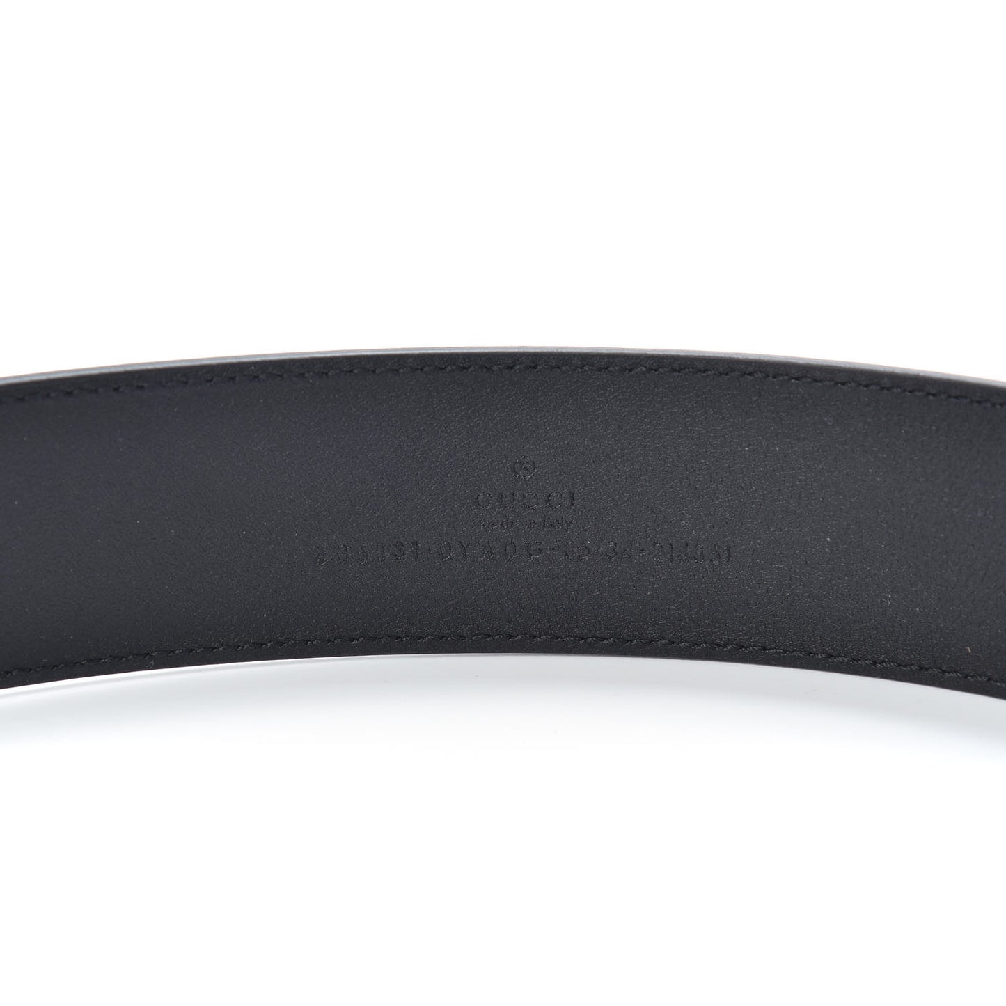 Plutone Calfskin Double G 40mm Belt 85 34 Black