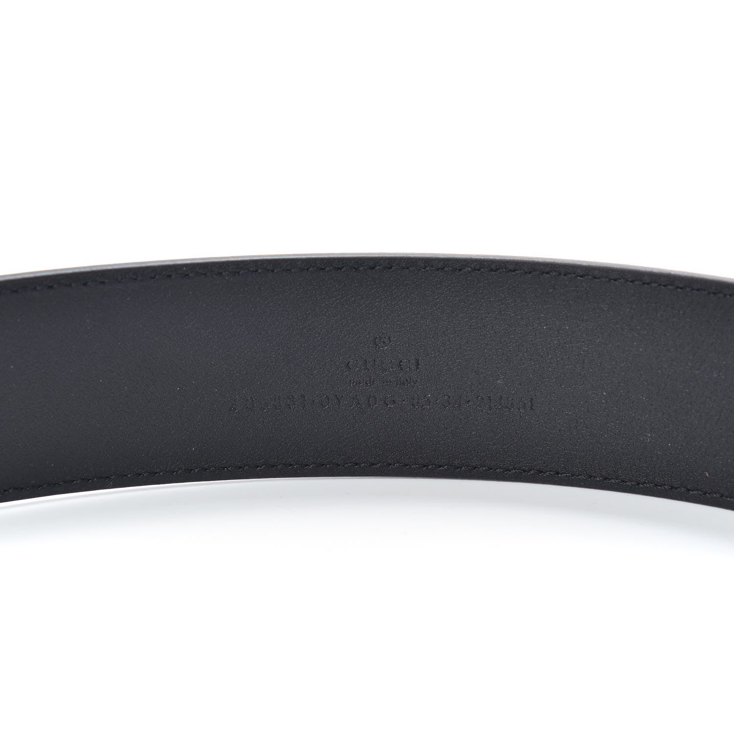 Gucci Plutone Calfskin Double G 40mm Belt 85 34 Black 4 of 4