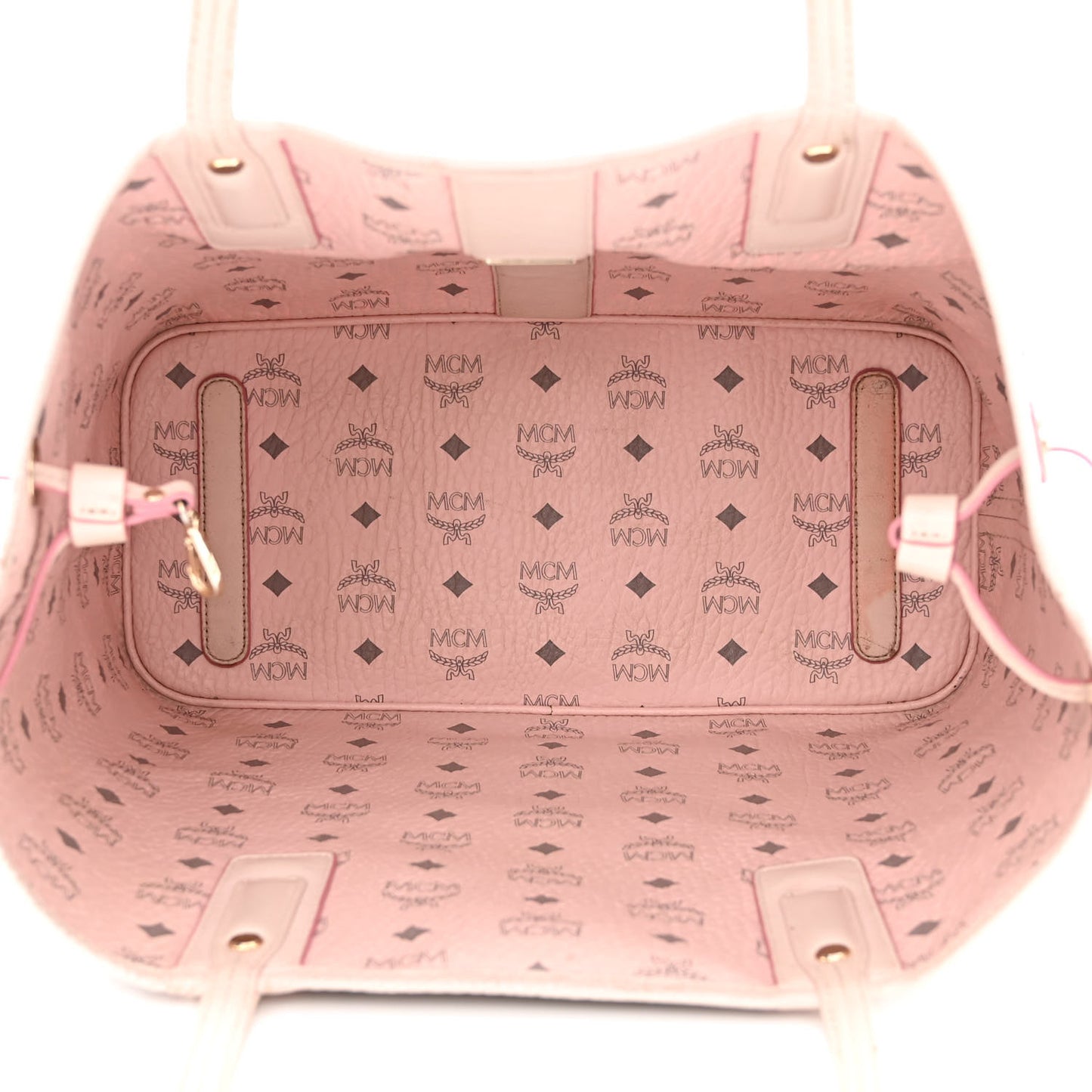 Visetos Medium Liz Reversible Shopper Tote Soft Pink