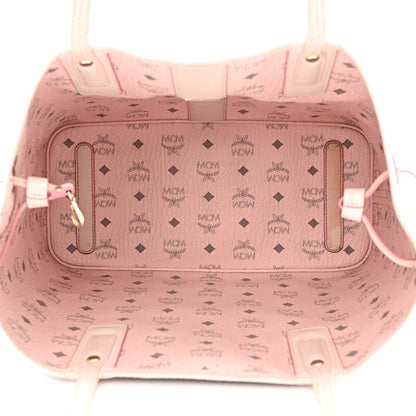 MCM Visetos Medium Liz Reversible Shopper Tote Soft Pink 16 of 22