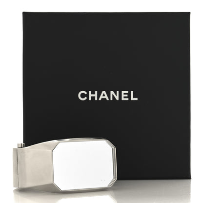 Chanel Metal CC Mirror Cuff Silver 5 of 5