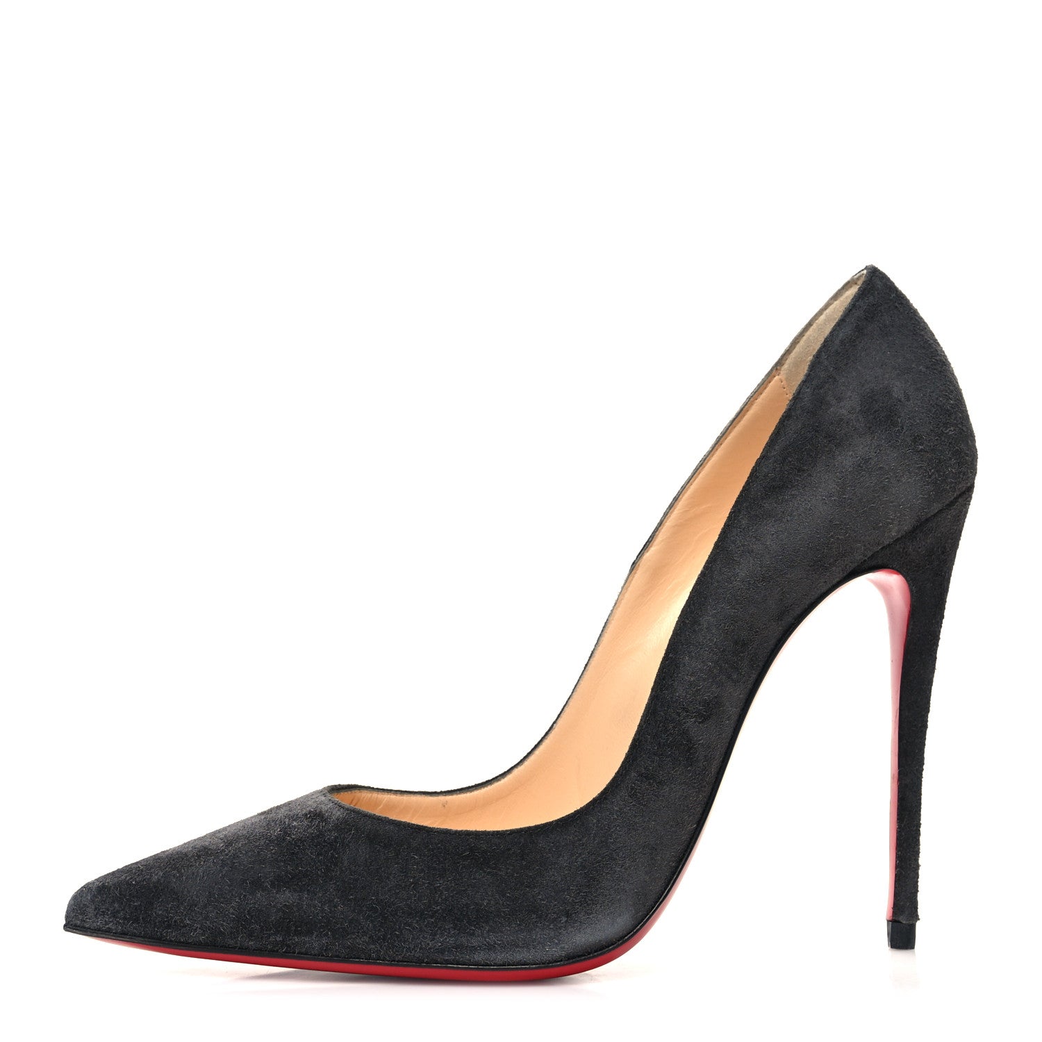 Christian Louboutin Veau Velours So Kate 120 Pumps 39.5 Carbon 1 of 8