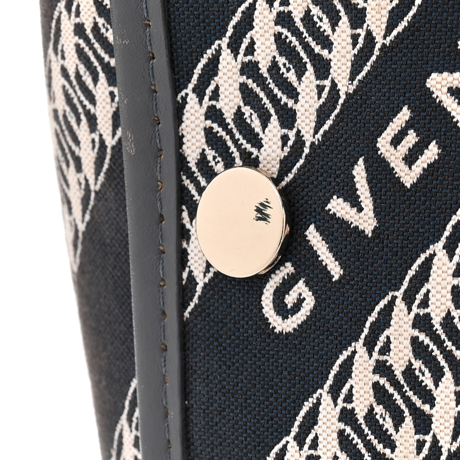 Givenchy Canvas Jacquard Medium Bond Tote Oil Blue 16 of 18