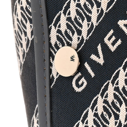 Givenchy Canvas Jacquard Medium Bond Tote Oil Blue 16 of 18