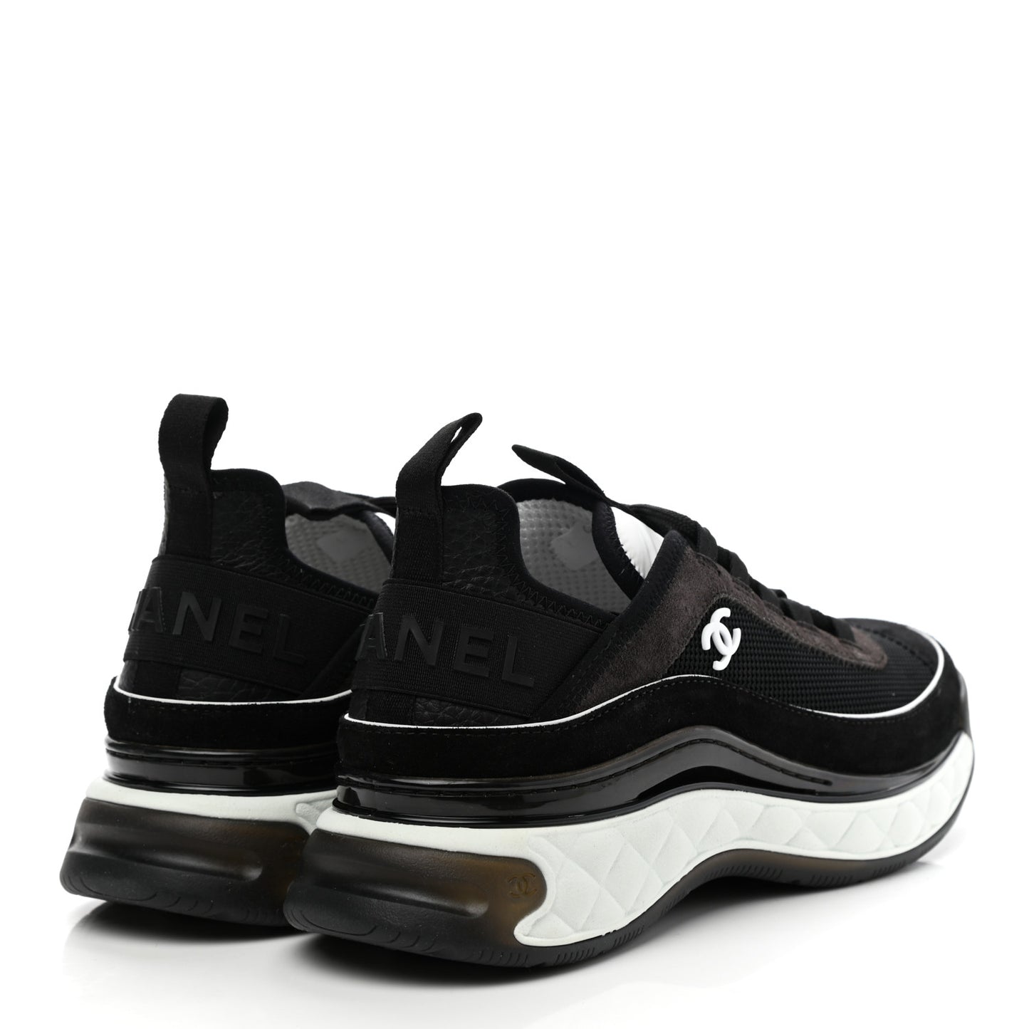 Fabric Suede CC Sneakers 39 Black Dark Grey