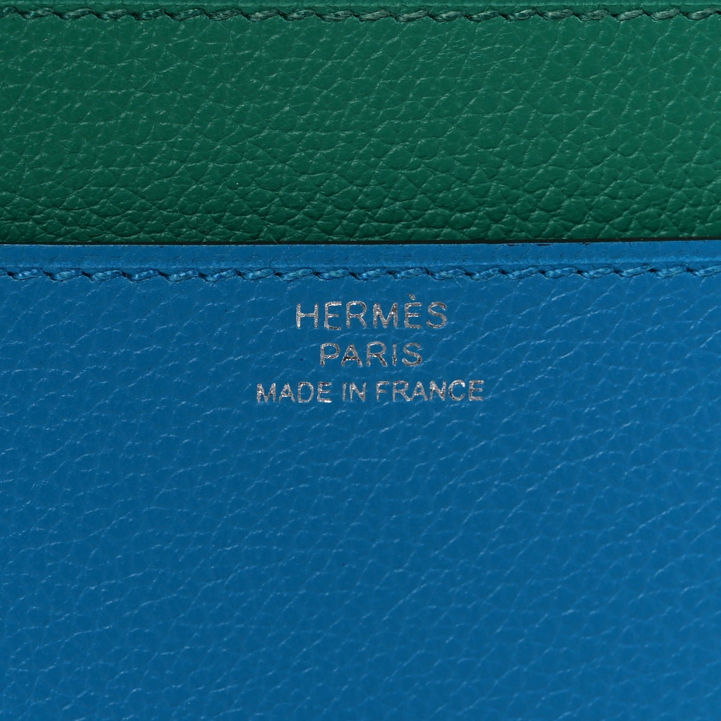 Evercolor Verso RMS Toutenmain Wallet Bleu Zanzibar Vert Vertigo