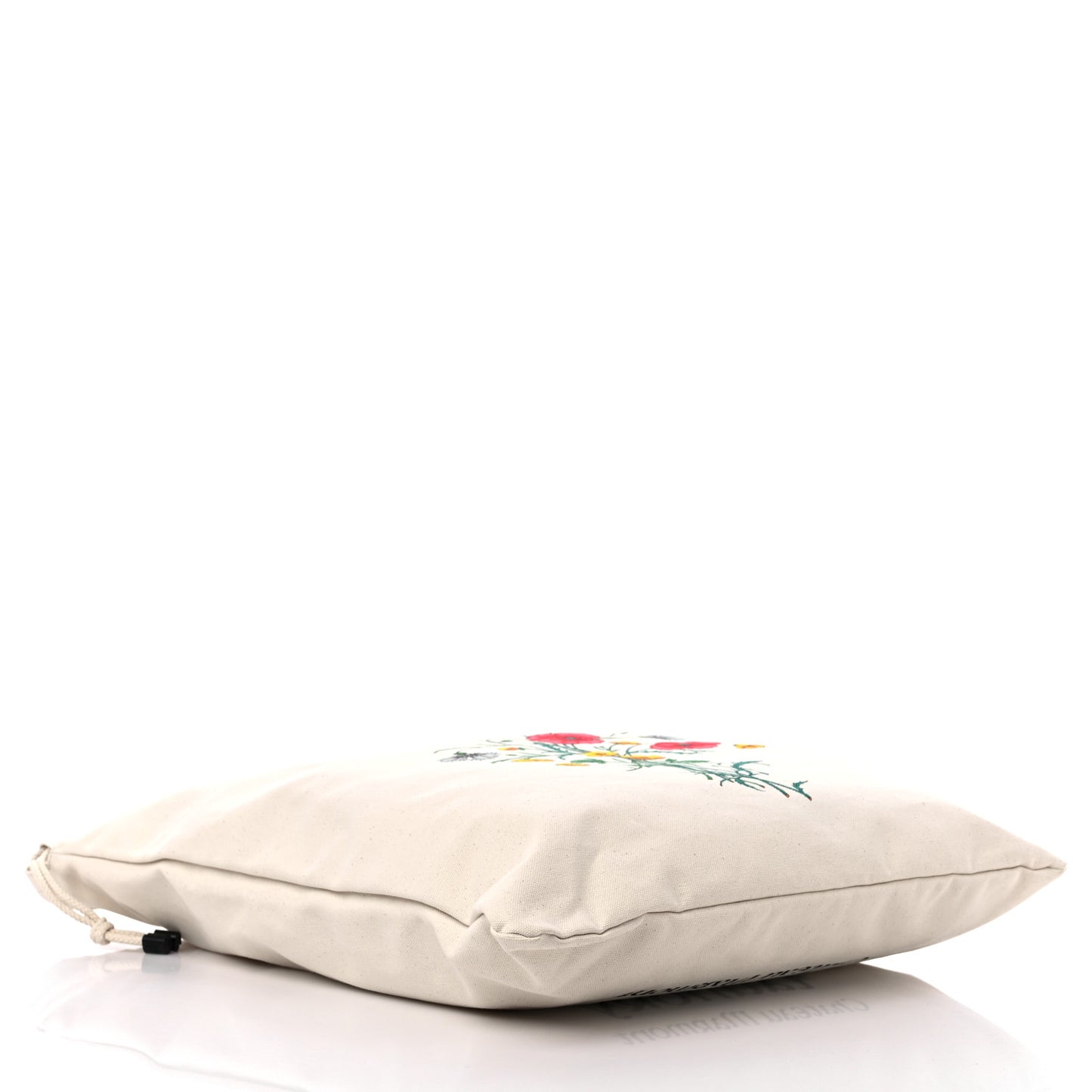 Canvas Chateau Marmont Drawstring Tote Beige