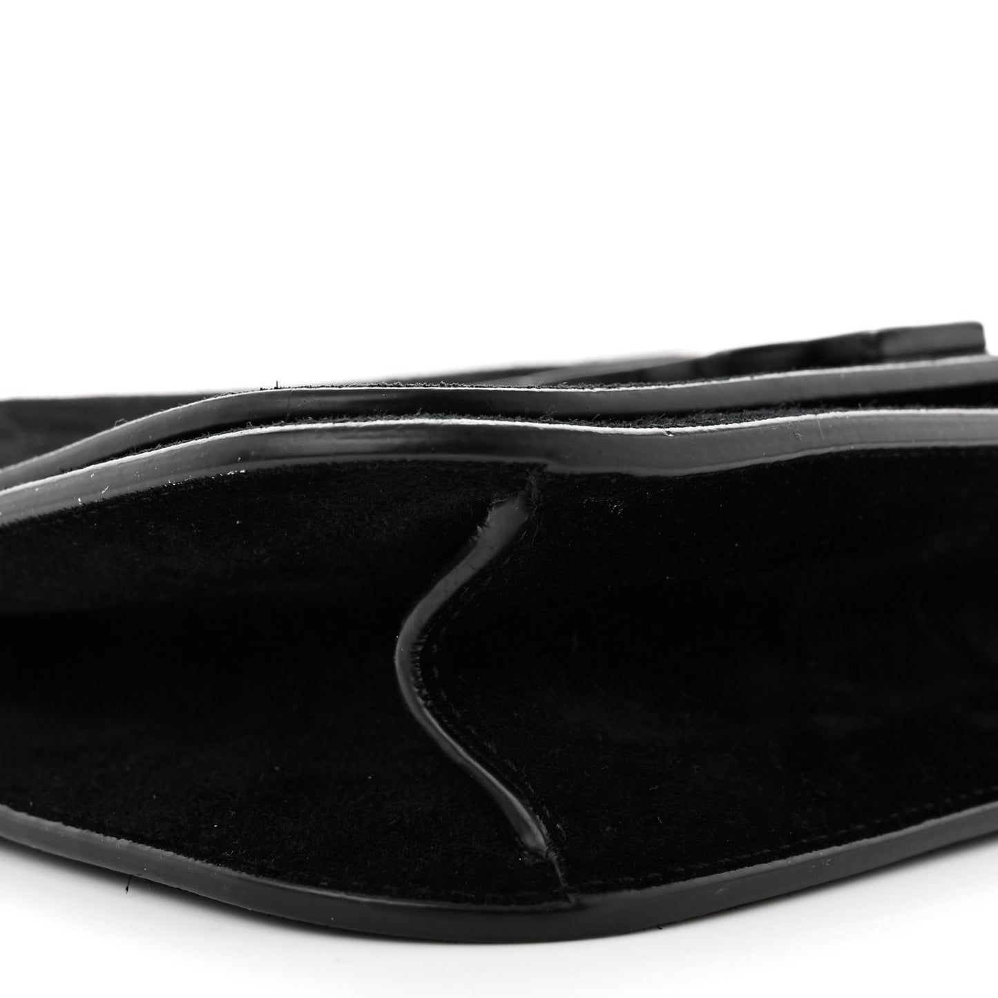 Suede Small Spontini Saddle Bag Black
