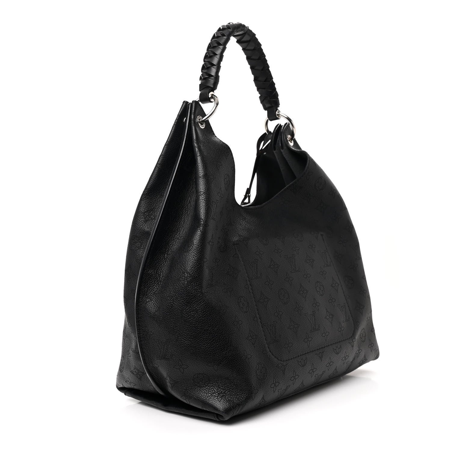 Louis Vuitton Mahina Carmel Hobo Black 3 of 12