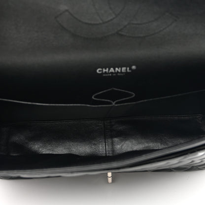 Chanel Patent Quilted Maxi Double Flap Black 6 of 11