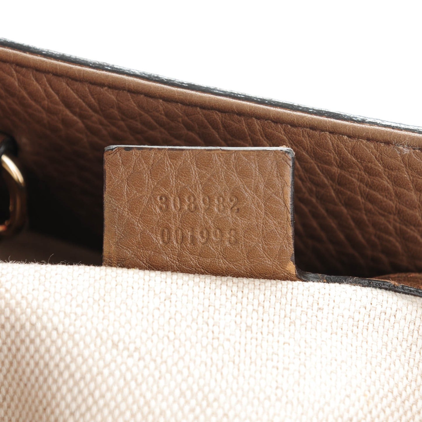 Pebbled Calfskin Medium Soho Chain Shoulder Bag Maple Brown