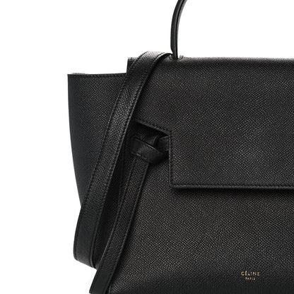 Celine Grained Calfskin Micro Belt Bag Black 8 of 10