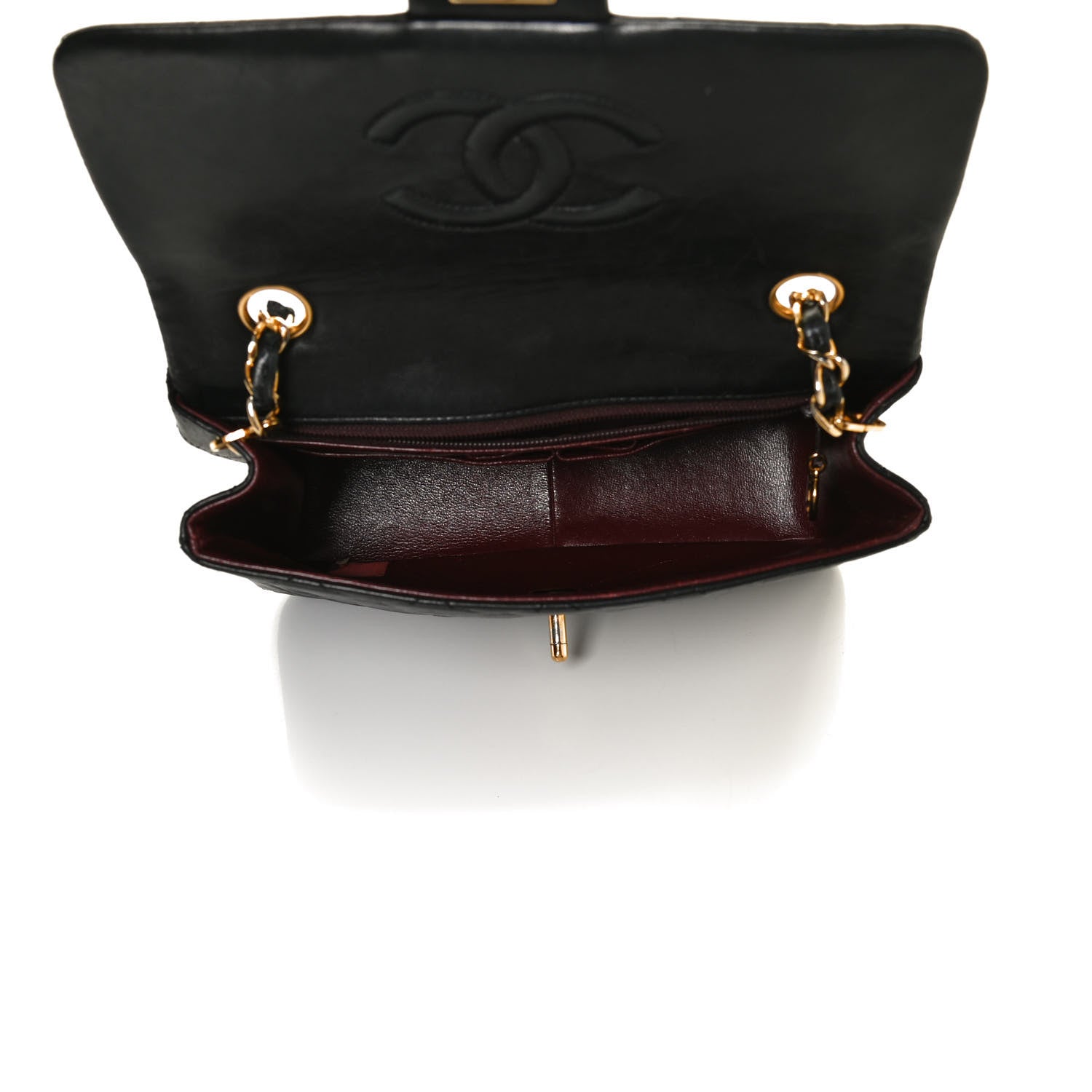 Chanel Lambskin Quilted Small Single Flap Black 4 of 10