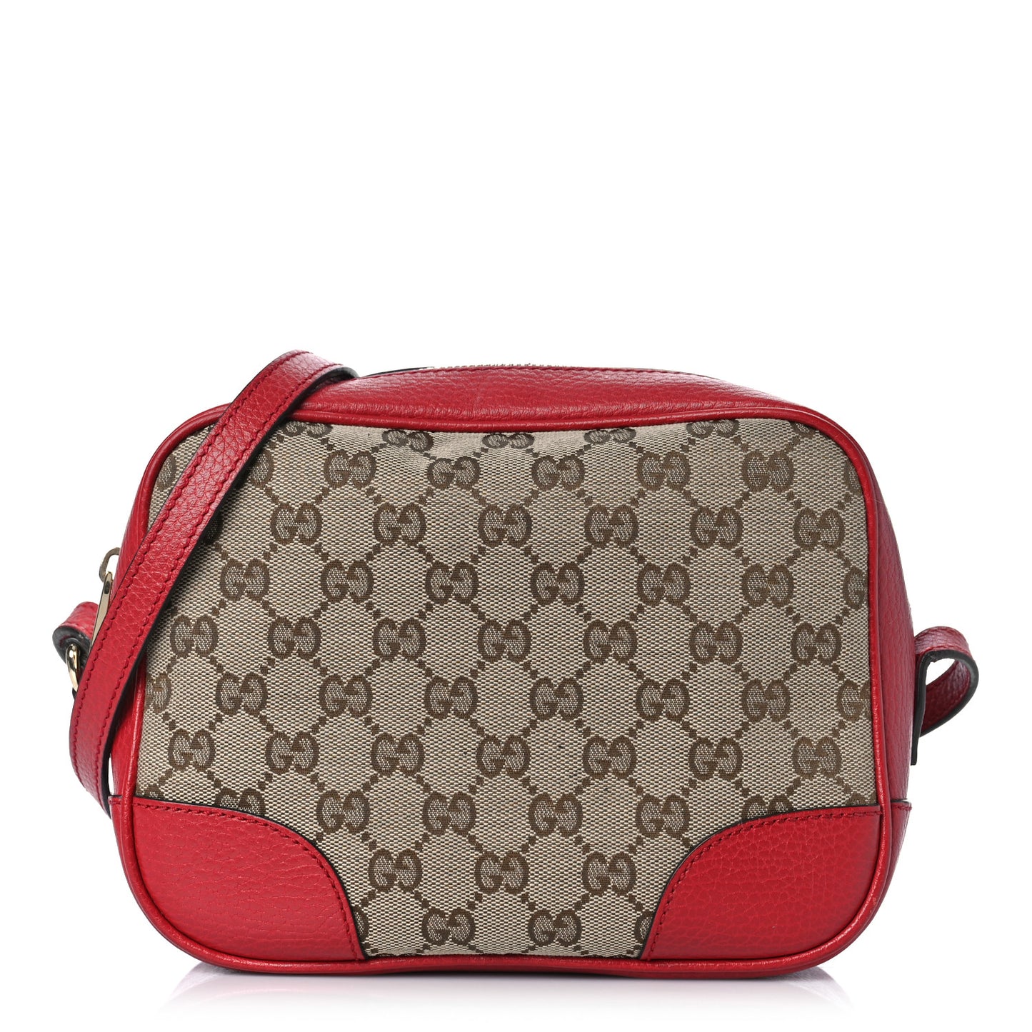 Monogram Mini Bree Messenger Bag Red