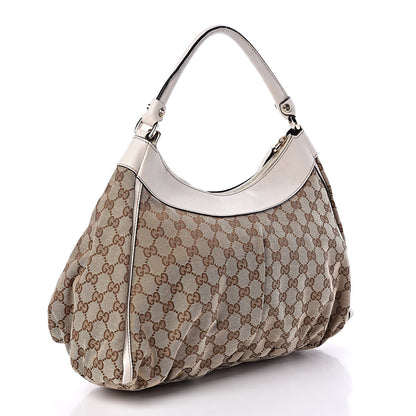 Gucci Monogram Large D Gold Hobo Off White 3 of 10