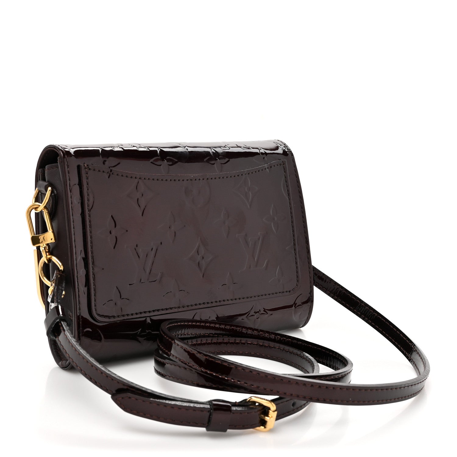 Louis Vuitton Vernis Rossmore PM Amarante 3 of 10
