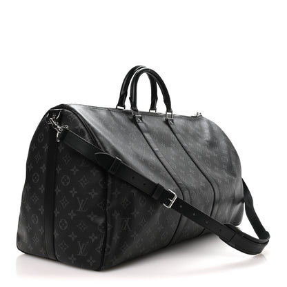 Louis Vuitton Monogram Eclipse Keepall Bandouliere 55 2 of 9