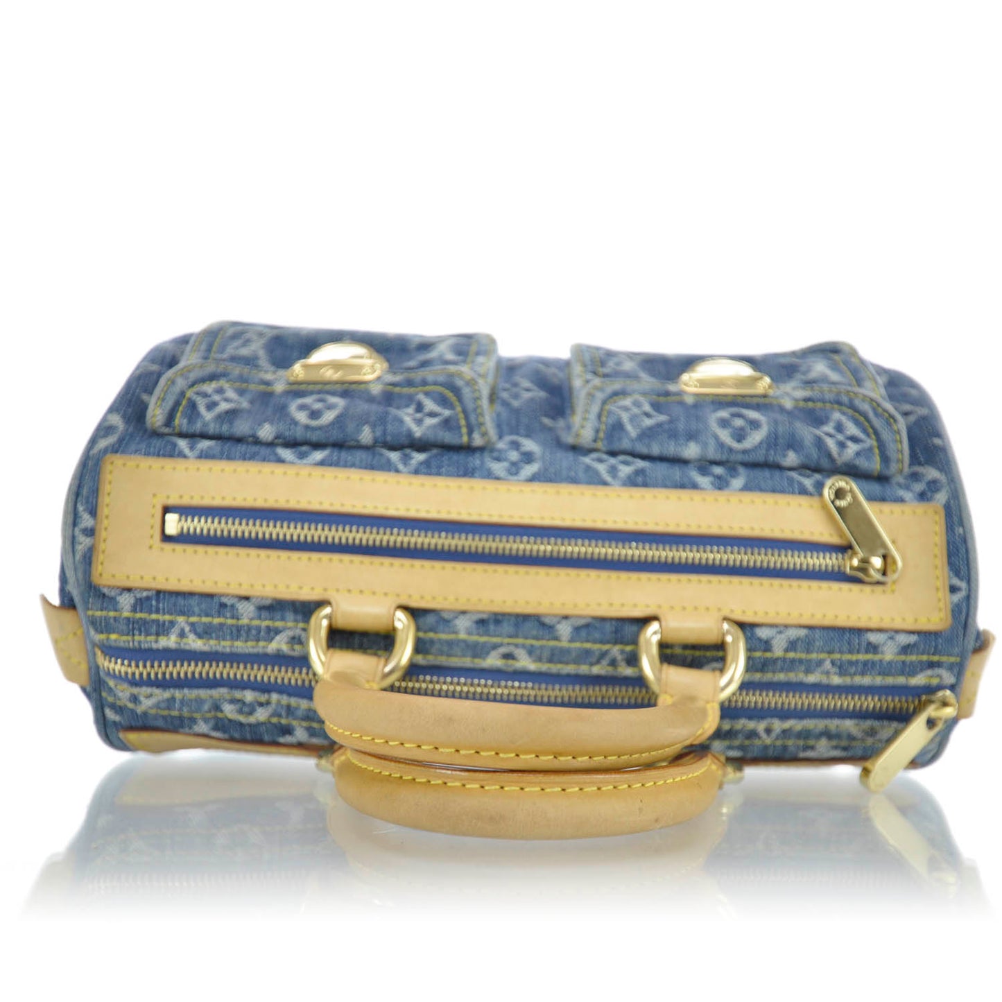Monogram Denim Neo Speedy Blue