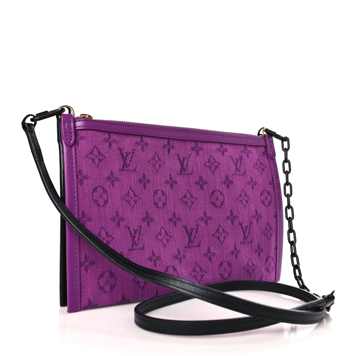 Louis Vuitton Monogram Double Flat Messenger Marron 3 of 9