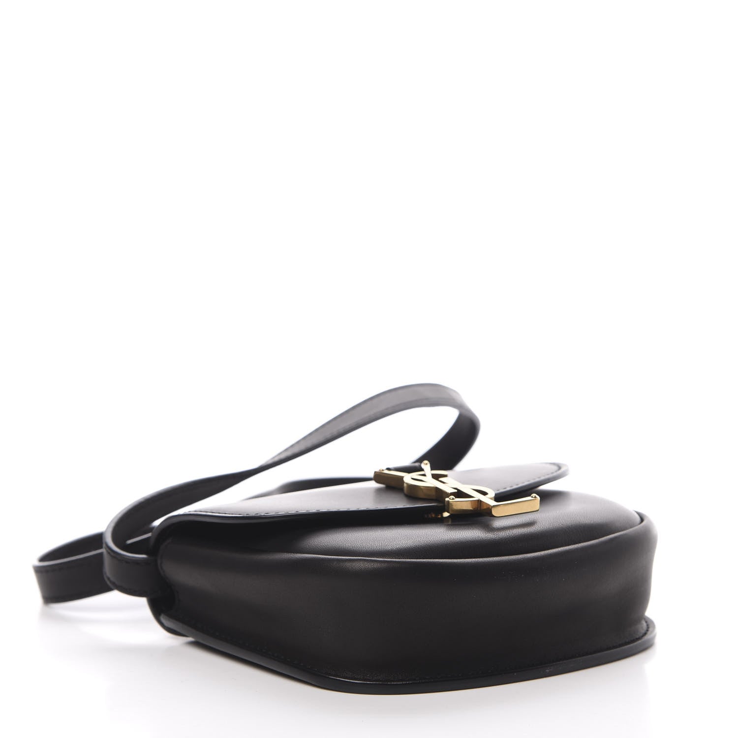 Saint Laurent Smooth Calfskin Mini Classic Monogram Kaia Satchel Black 4 of 16