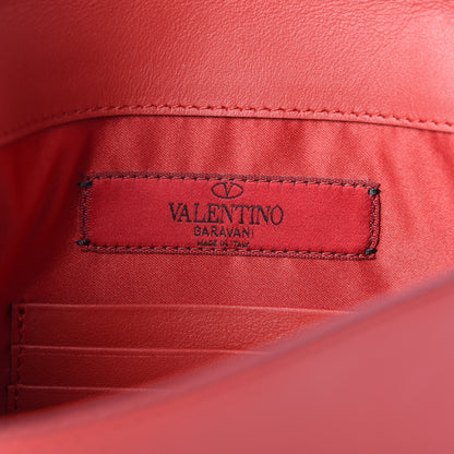Valentino Garavani Vitello Large Rockstud Envelope Clutch Rosso Valentino 6 of 10