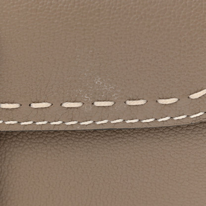 Delvaux Rodeo Calfskin Surpique Brillant Wallet on Chain Tourterelle 10 of 11