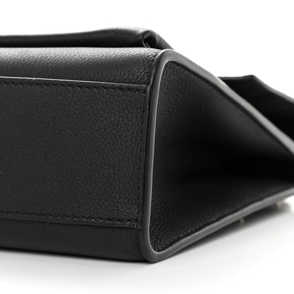 Louis Vuitton Soft Calfskin Mylockme Chain Bag BB Black 10 of 14