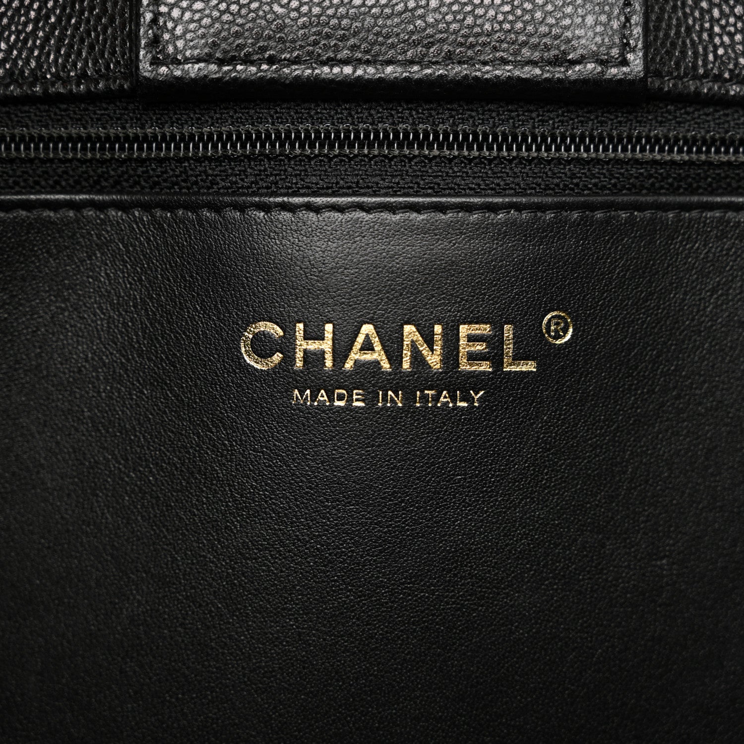 Chanel Caviar Quilted Large Shopping Tote Black 6 of 12