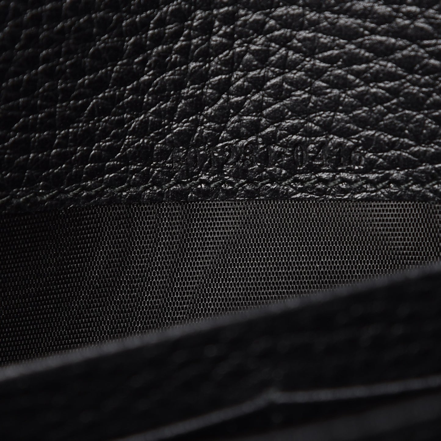 Calfskin Mini Dionysus Chain Wallet Black