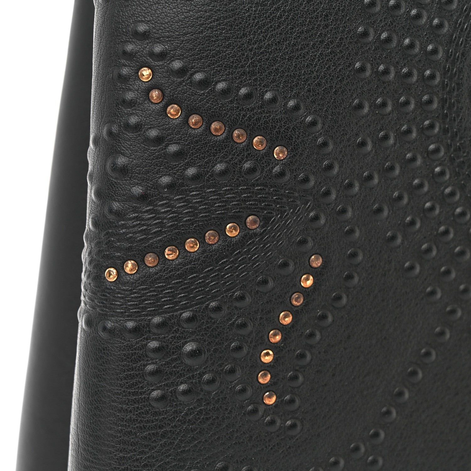 Louis Vuitton Calfskin Studded Flower Capucines BB  Black 10 of 10