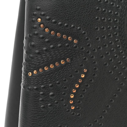 Louis Vuitton Calfskin Studded Flower Capucines BB  Black 10 of 10