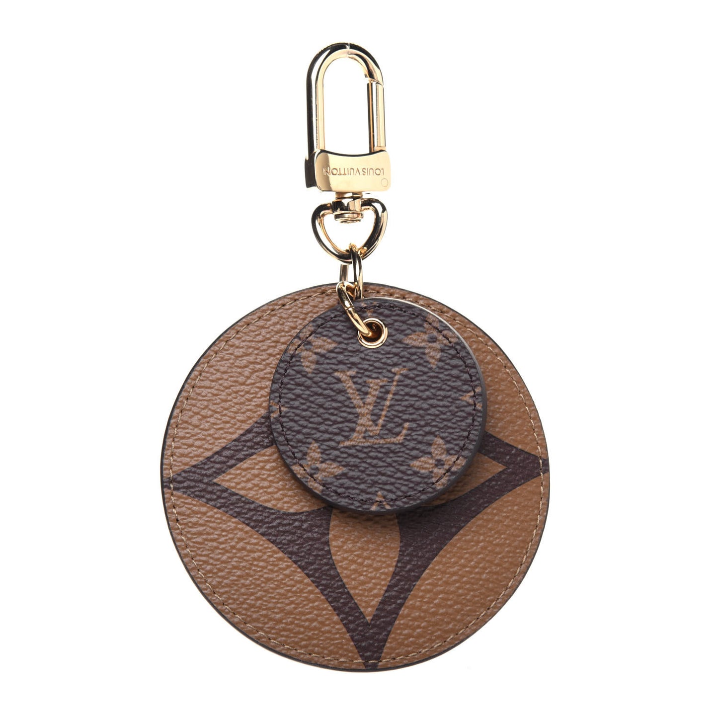 Monogram Reverse Key Holder Bag Charm