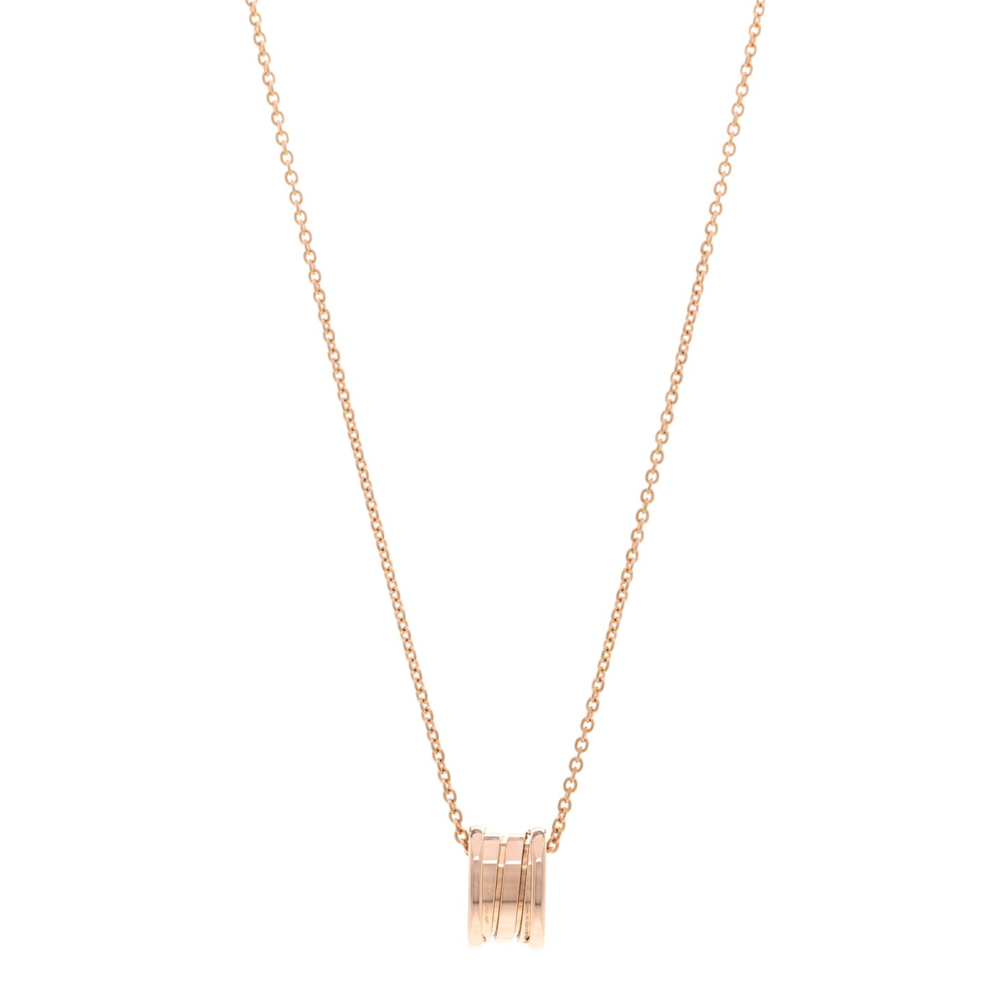 18K Rose Gold B.Zero1 Pendant Necklace