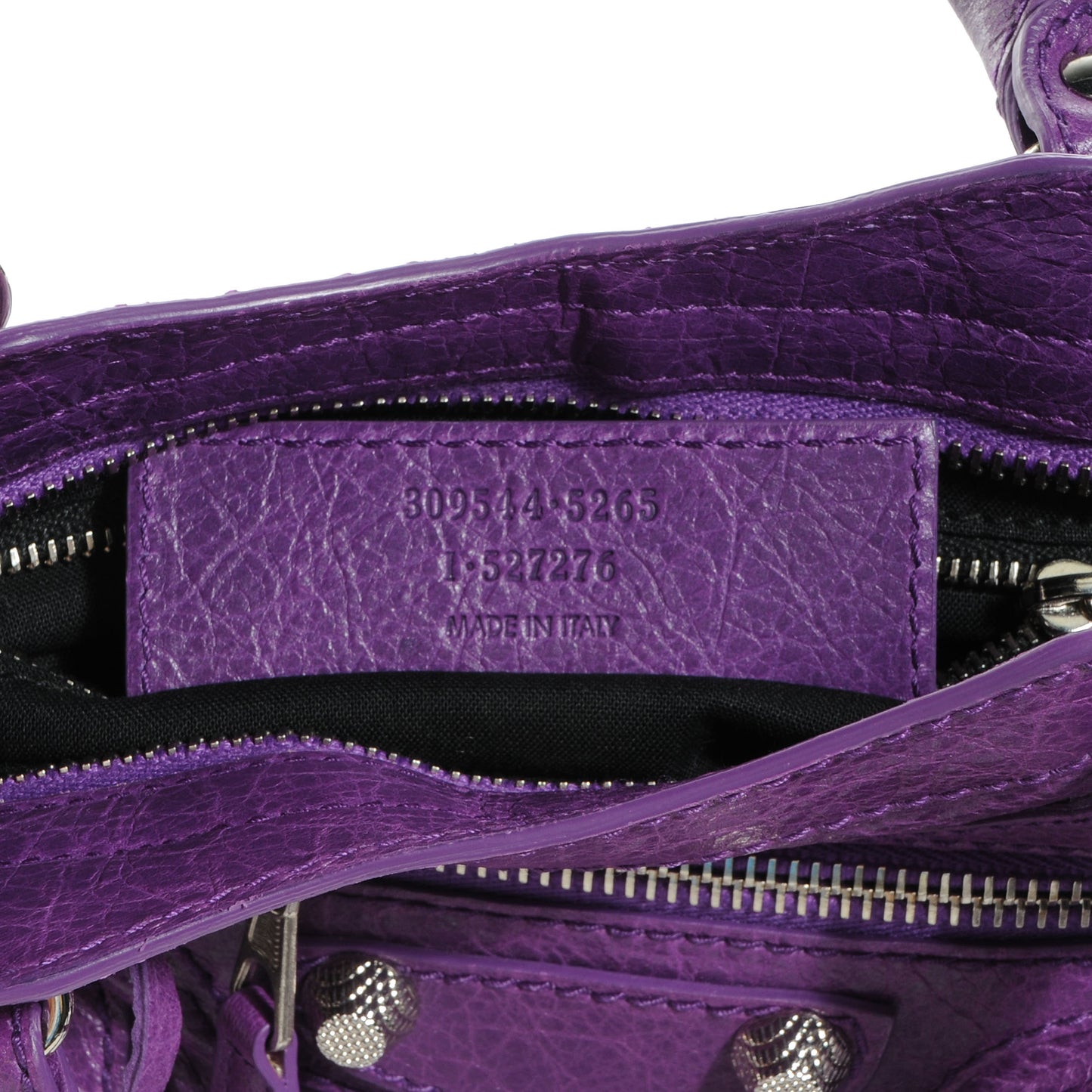 Agneau Giant 12 Silver Hardware Mini City Ultraviolet