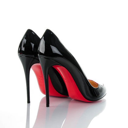 Christian Louboutin Patent Doracora 100 Pumps 40.5 Black 7 of 14