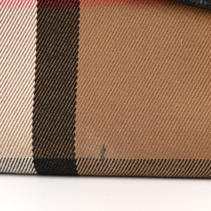 Burberry Derby Calfskin House Check Small Macken Crossbody Bag Black 11 of 11