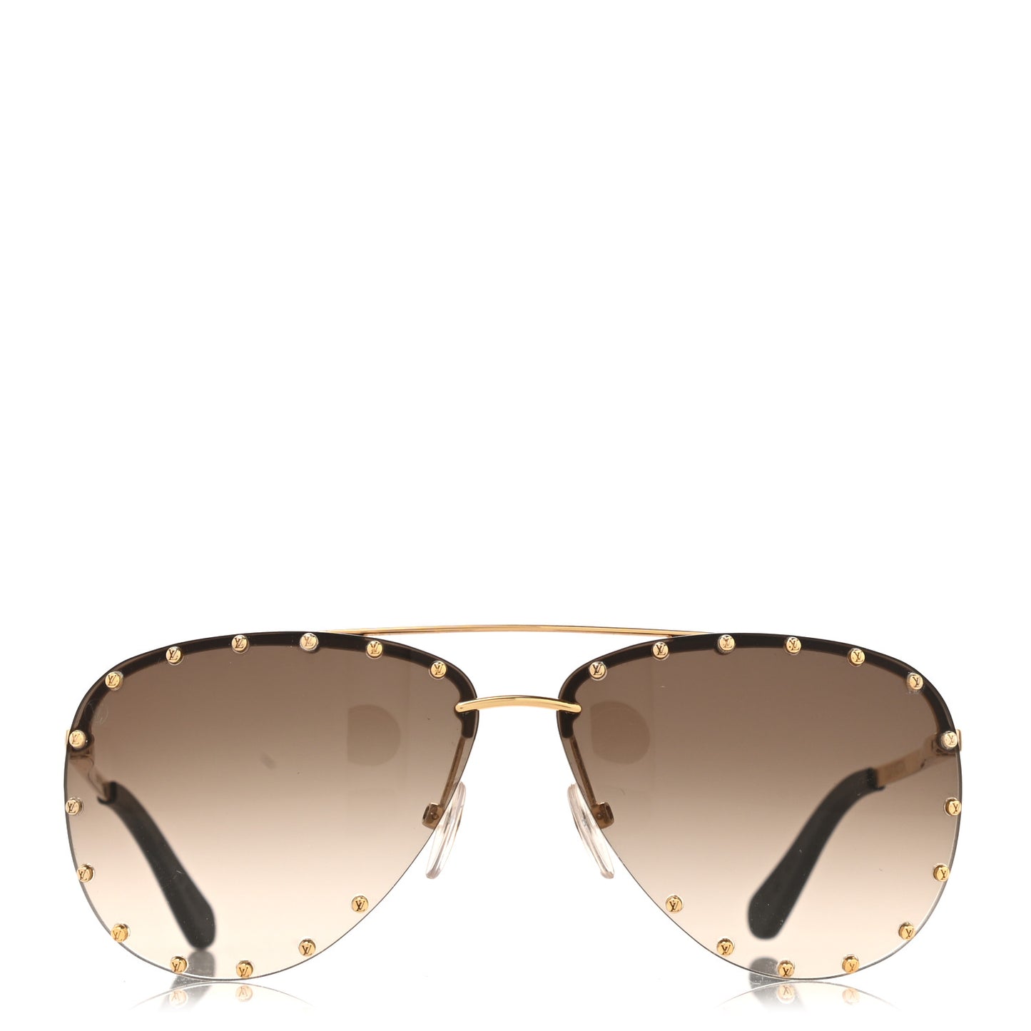 The Party Aviator Gradient Sunglasses Z0914U Brown