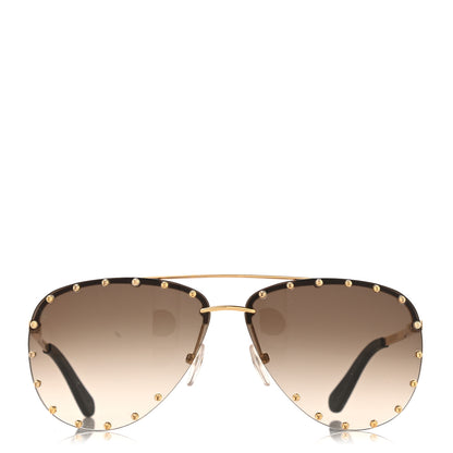 Louis Vuitton The Party Aviator Gradient Sunglasses Z0914U Brown 2 of 9