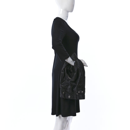 Alexander Wang Mesh Crystal Rhinestone 5 Pocket Mini Hobo Black 2 of 8