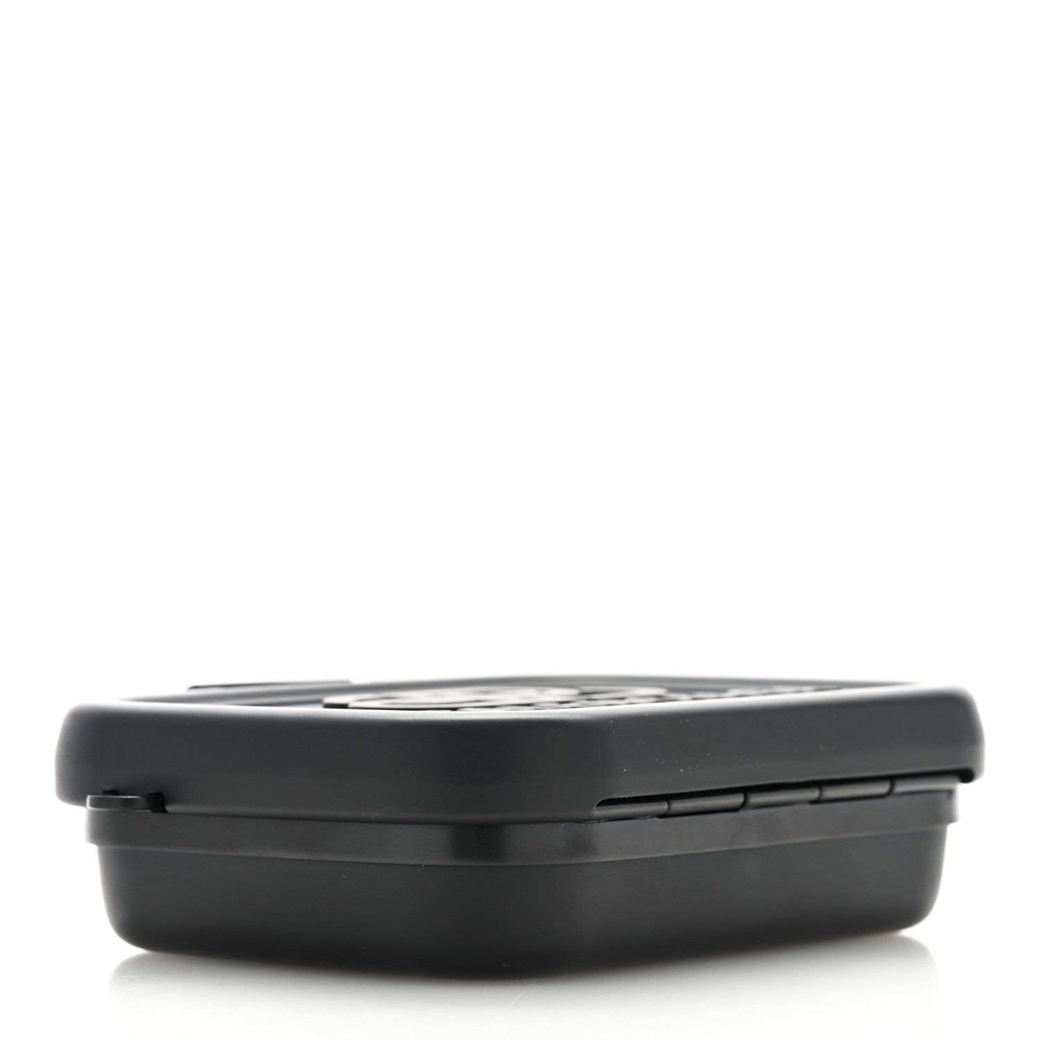 Balenciaga Recycled Plastic Calfskin Embossed Mini Lunch Box Case with Strap Black 4 of 8