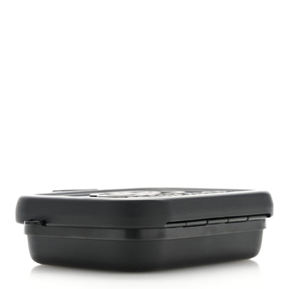 Balenciaga Recycled Plastic Calfskin Embossed Mini Lunch Box Case with Strap Black 4 of 8